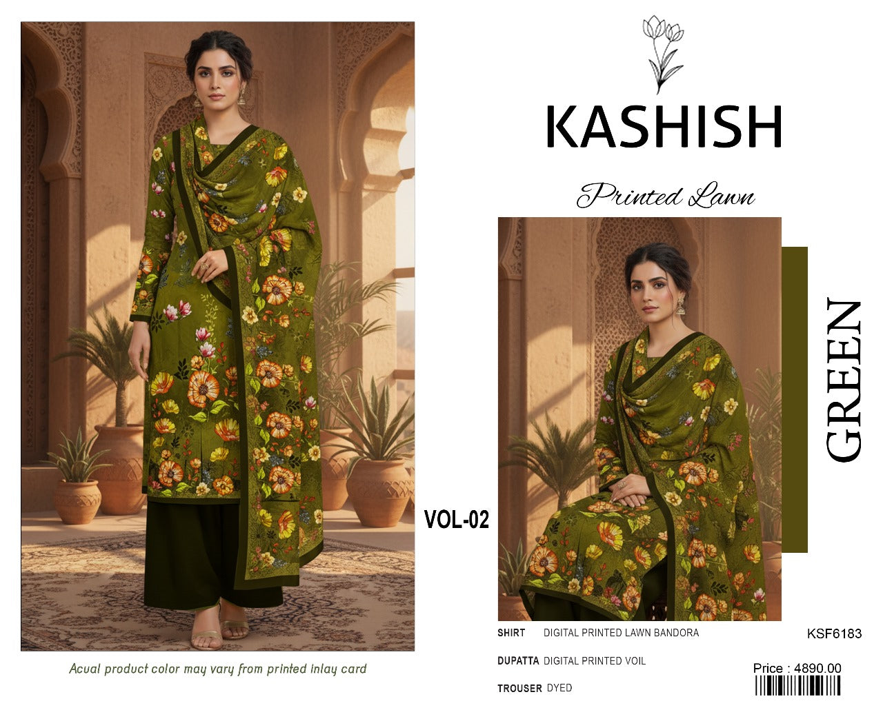 Kashish Bana Dora 3 Piece Premium