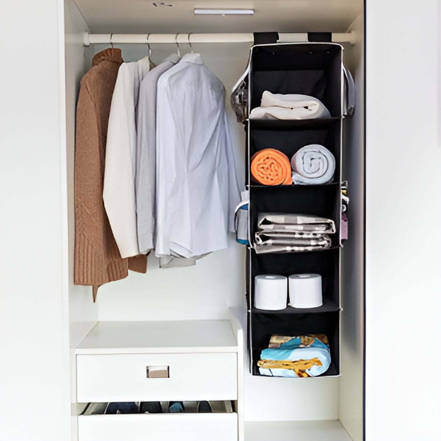 5 Shelf Clothes Hanging Organizers Pant