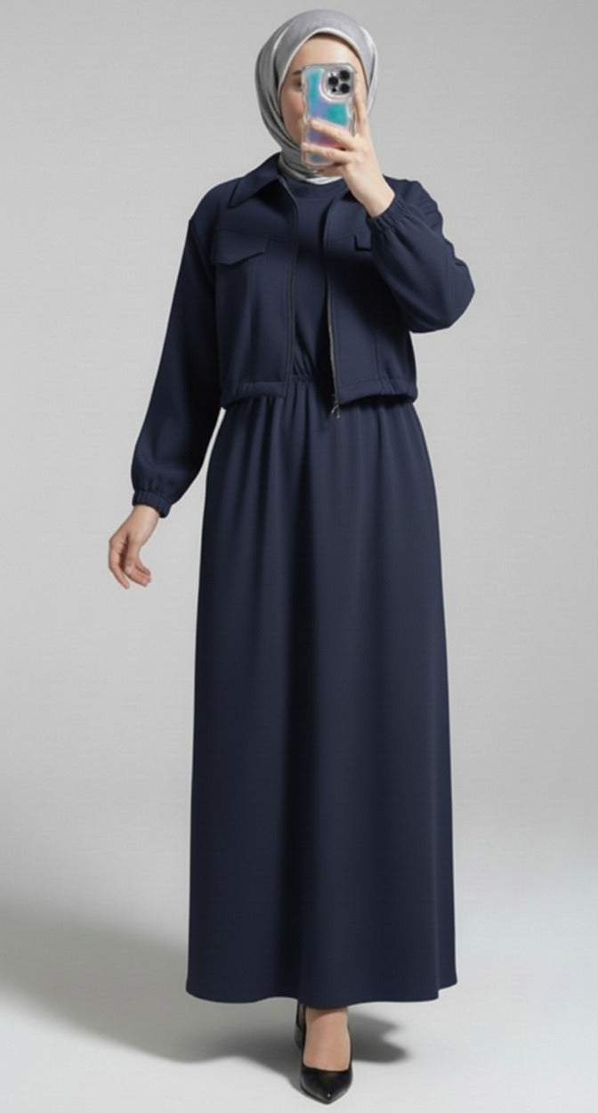 Stylish 2 Piece Set Long Frock