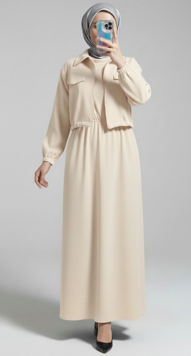 Stylish 2 Piece Set Long Frock