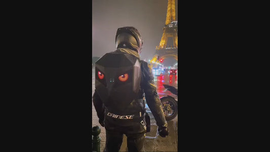 LED Motorcycle Backpack