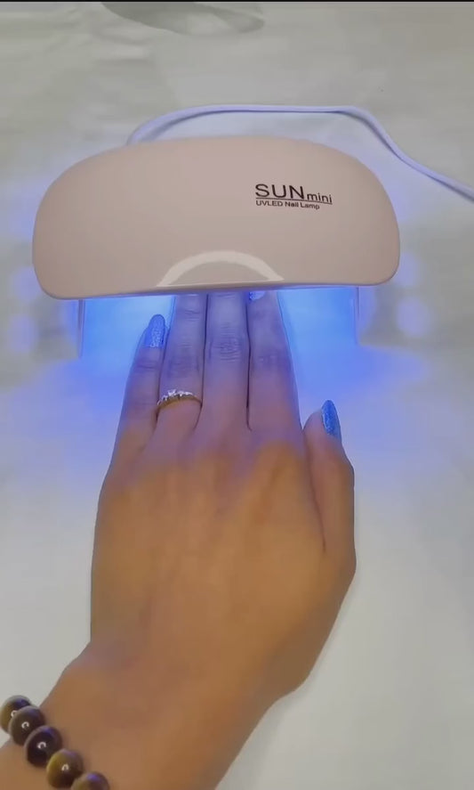 6W Mini Portable UV LED Nail Lamp
